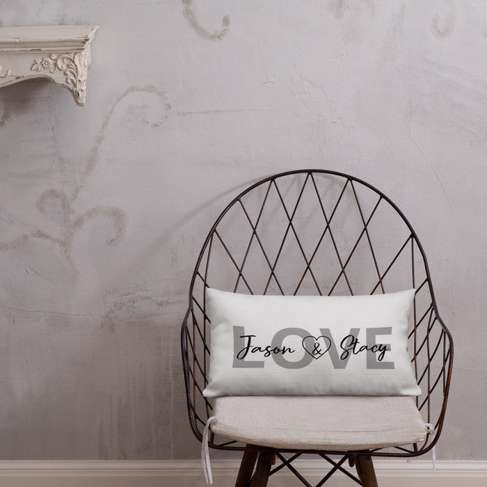 LOVE Personalized Lumbar pillow