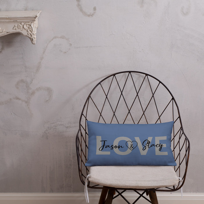 LOVE Personalized Lumbar pillow