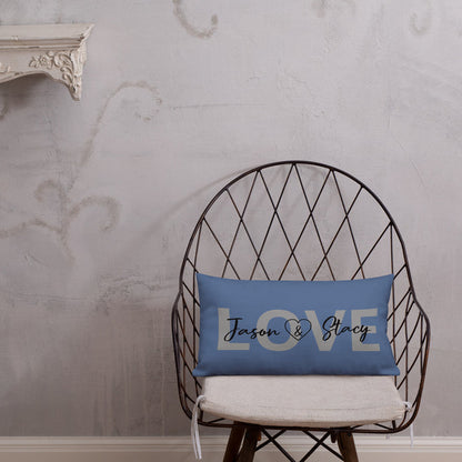 LOVE Personalized Lumbar pillow