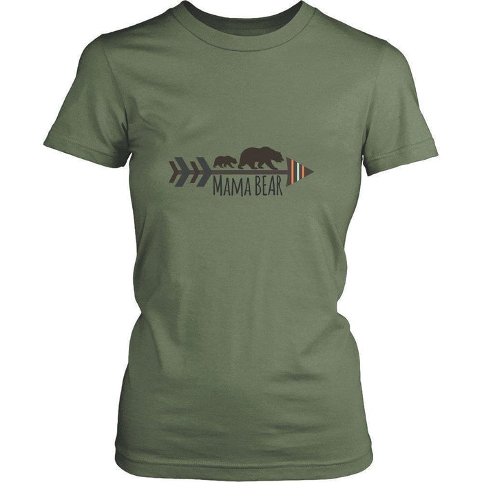 'Mama Bear' Women T-Shirt-KaboodleWorld