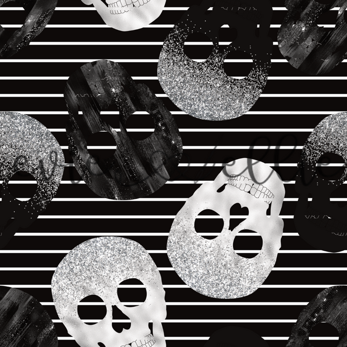 Metallic Skulls -- Multiple Colors