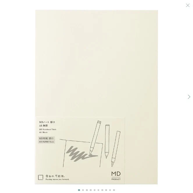 Midori MD Notebook - A5 Thick - Blank