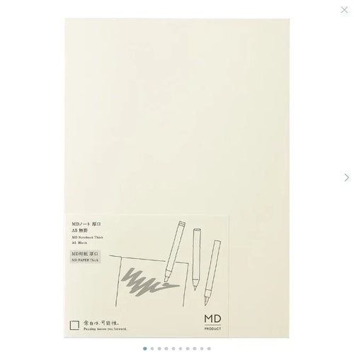 Midori MD Notebook - A5 Thick - Blank