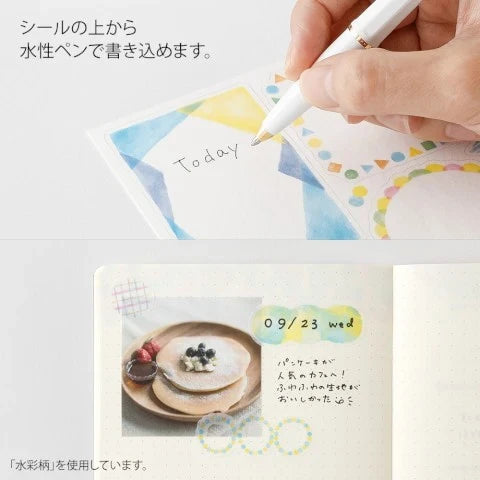 Midori Sticker Collection: Yuru Log - Scandinavia 2 Sheets