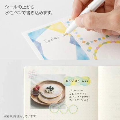Midori Sticker Collection: Yuru Log - Scandinavia 2 Sheets