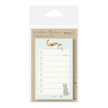 Midori To Do Sticky Notes - Cat