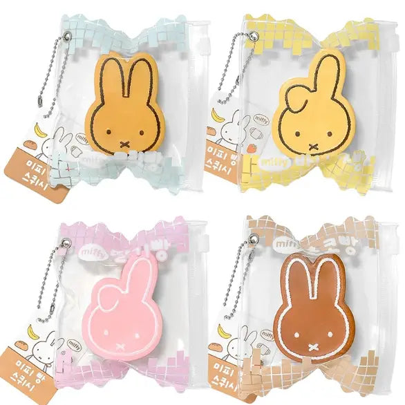 Miffy Bread Squishy Pouch Keyring