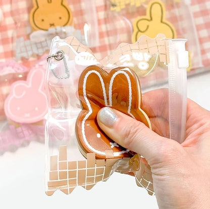 Miffy Bread Squishy Pouch Keyring