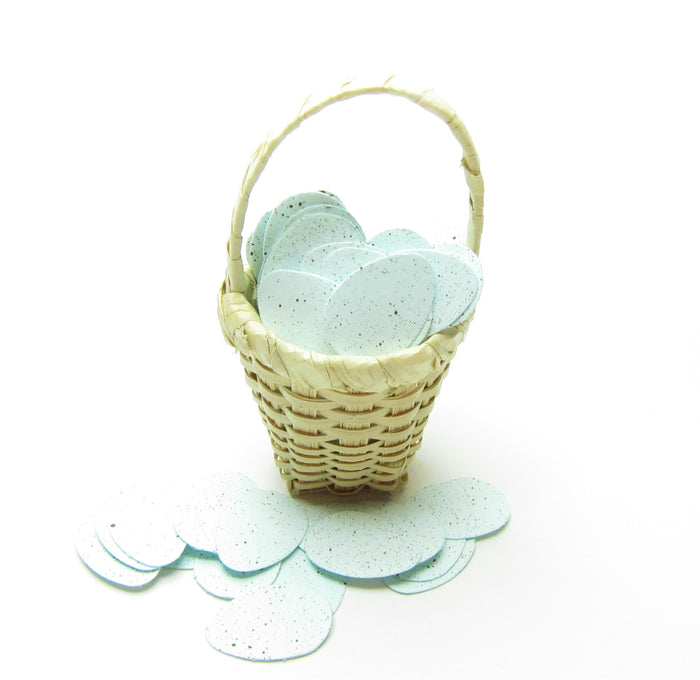 Miniature natural woven basket