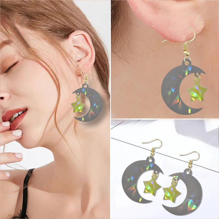 Moon  Star Laser Earrings Silicone Mold