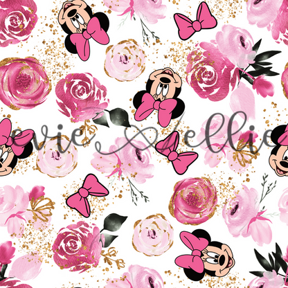 Mouse Bow Flowers-- Multiple Colors