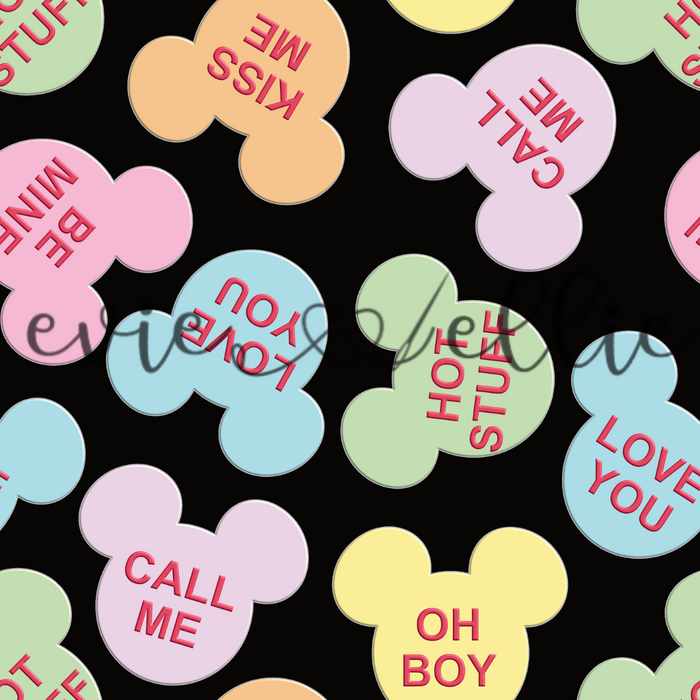 Mouse Candy Hearts  - Multiple Colors
