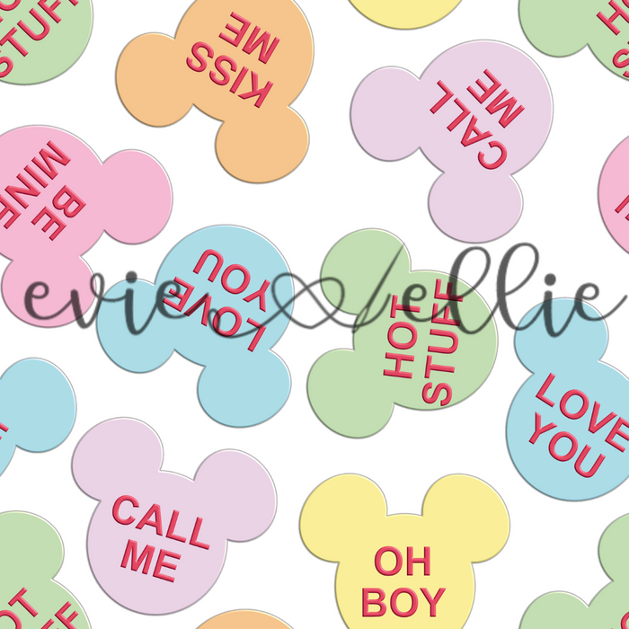 Mouse Candy Hearts  - Multiple Colors