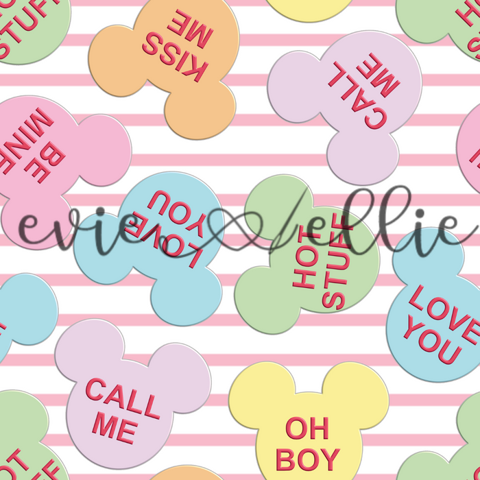 Mouse Candy Hearts  - Multiple Colors