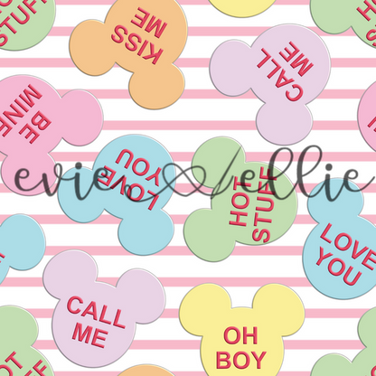 Mouse Candy Hearts  - Multiple Colors