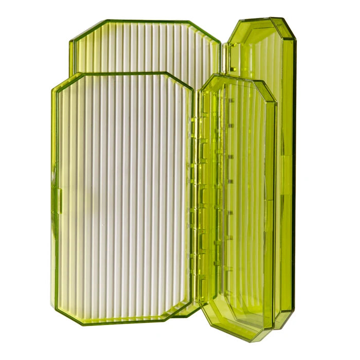 New Phase 1282 Sure Lock Ridge Foam Green Tint Medium 1" x 5" x 7.25" by New Phase Inc at Freestone Fly Shop