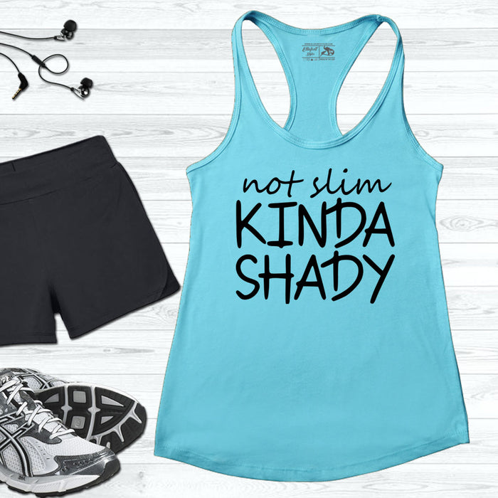 not slim kinda shady workout tank