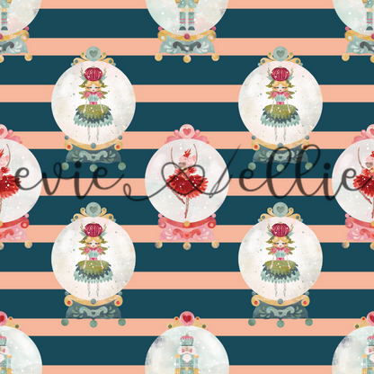 Nutcracker Snow Globes-- Multiple Options