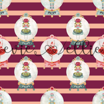 Nutcracker Snow Globes-- Multiple Options