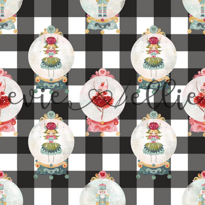 Nutcracker Snow Globes-- Multiple Options