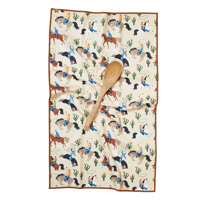Once Again Home Anywhere Towel, Reversible: Rodeo, Multi