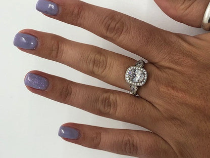 Oval CZ Ring