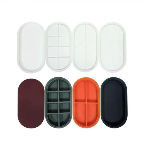 Oval Storage Box Resin Mold Set