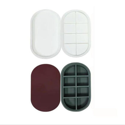 Oval Storage Box Resin Mold Set
