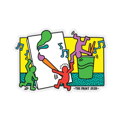 Painting Painty Inspired by Keith Haring Sticker