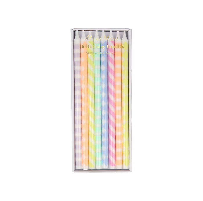 Pastel Patterned Candles