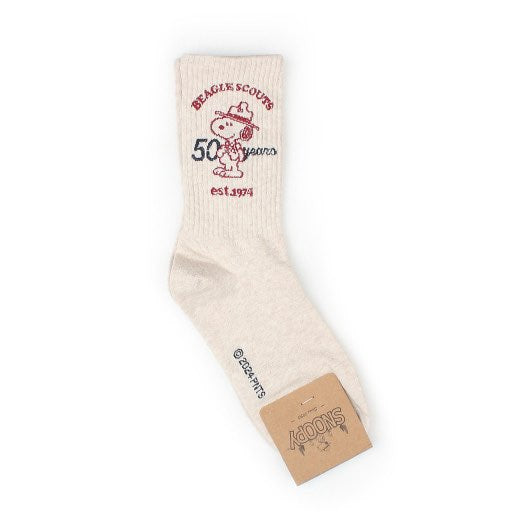 Peanuts Snoopy Scout 50th Anniversary Celebration Crew Ankle Socks