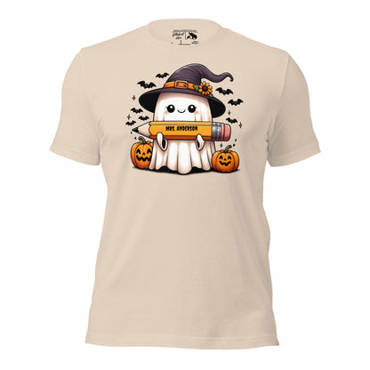 Personalized Halloween Ghost Teacher Shirt