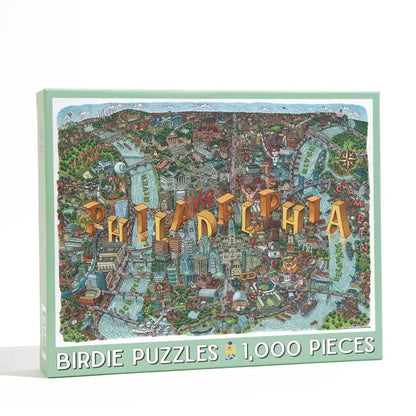Philadelphia Map 1000 Piece Puzzle - Ali's Wagon
