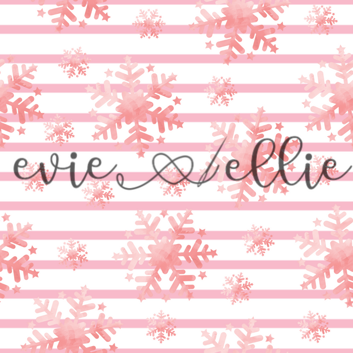 Pink Snowflakes - Multiple Colors
