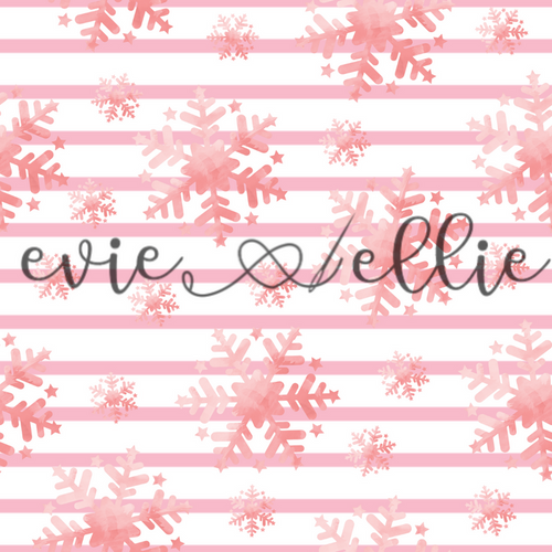 Pink Snowflakes - Multiple Colors