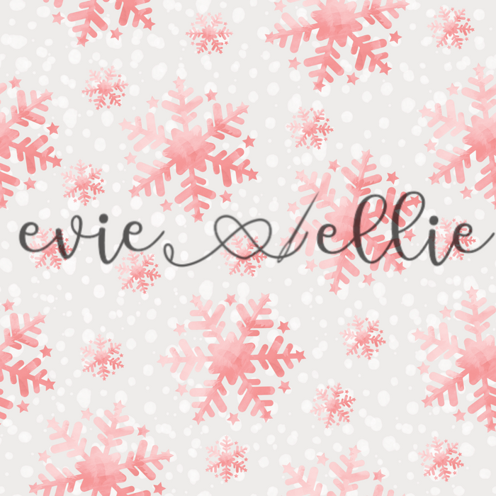 Pink Snowflakes - Multiple Colors