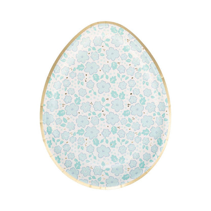 PLPL893 - Ditsy Floral Egg Paper Plate Set