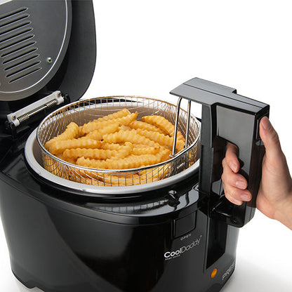 Presto Cool Daddy Cool Touch Electric Deep Fryer - Black