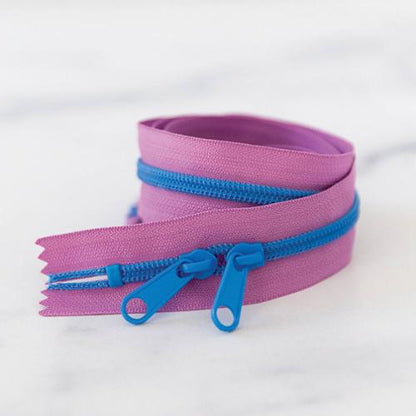 Purple Zippers
