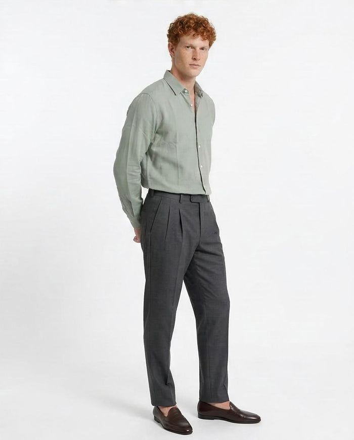 R206394 - Light Green Button-Up Shirt