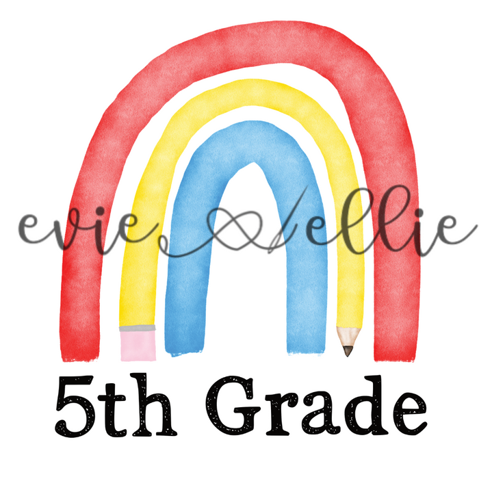 Rainbow Grade Sub-- Multiple Options