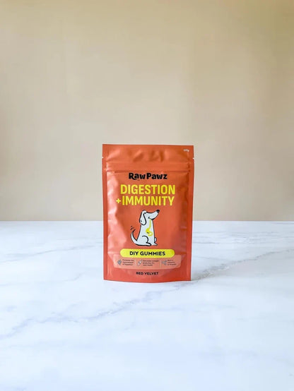 Raw Pawz Red Velvet DIY Gummies - Digestion Immunity