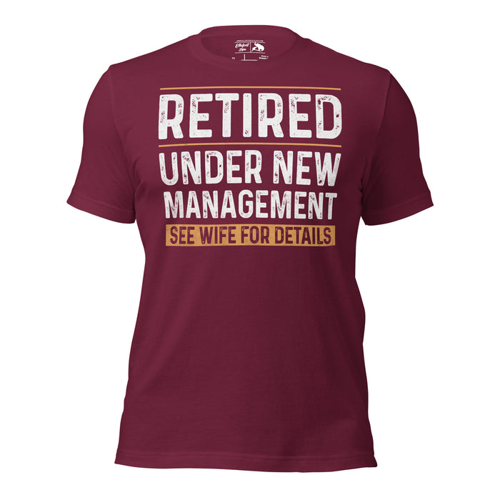 Funny retirement shirt for men with sarcastic saying