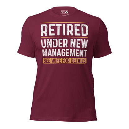 Funny retirement shirt for men with sarcastic saying