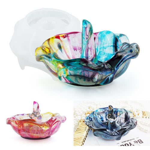 Rose Shape Ring Holder Resin Mold