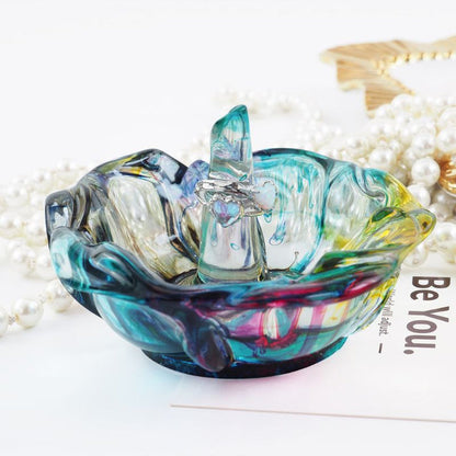 Rose Shape Ring Holder Resin Mold