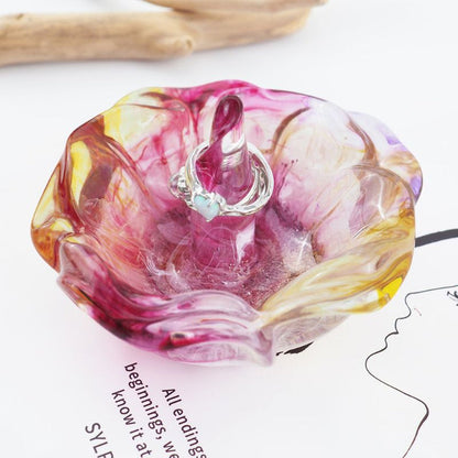 Rose Shape Ring Holder Resin Mold