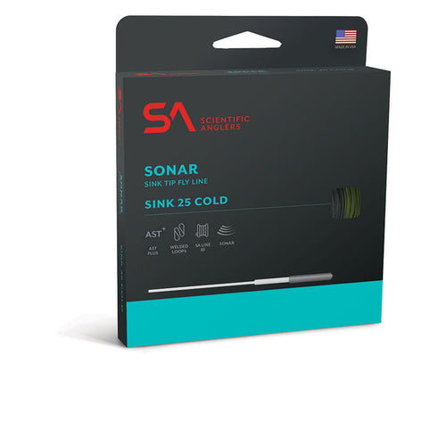 SA Sonar Sink 25 COLD fly line by Scientific Anglers for fast sinking streamer fishing at Freestone Fly Shop