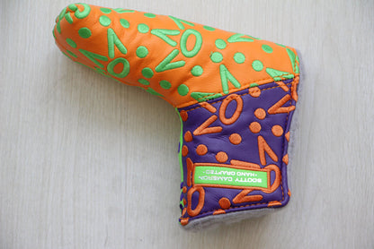 Scotty Cameron Lime, Orange, & Purple Crowns Patchwork Headcover