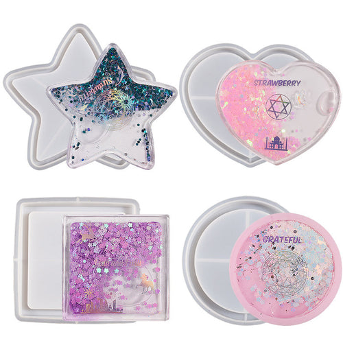 Shaker Coaster Resin Molds